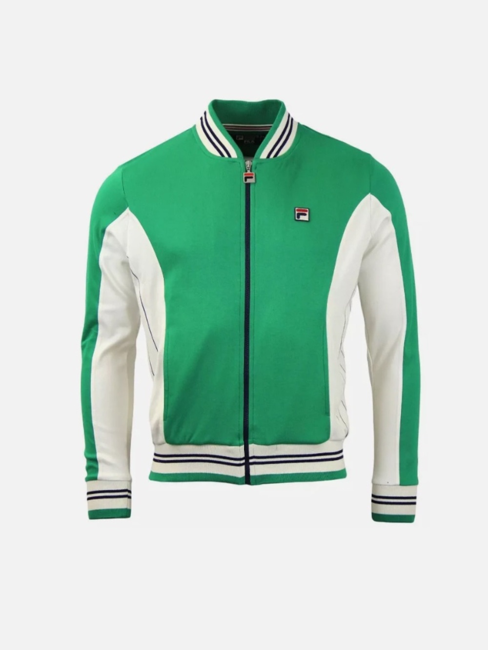 Fila Women's Iconic Settanta Jacket - Green TW431121 Size Small EUC